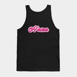 Hana My Name Is Hana! Pink Tank Top